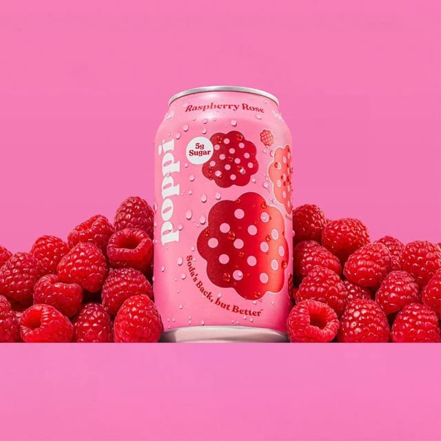 Poppi Raspberry Rose.