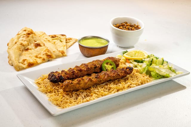 Chicken Seekh Kabob.